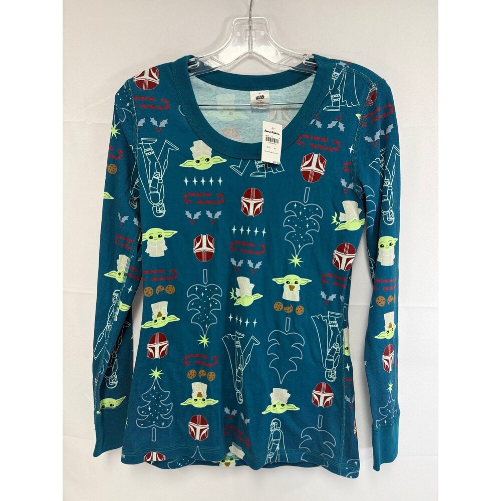 Hanna Andersson Star Wars Mandalorian pajama top, top ONLY NWT Size Medium